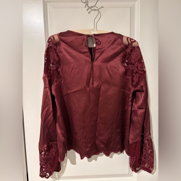 Ulla Johnson Mathilde Blouse in Amethyst - Picture 3 of 6